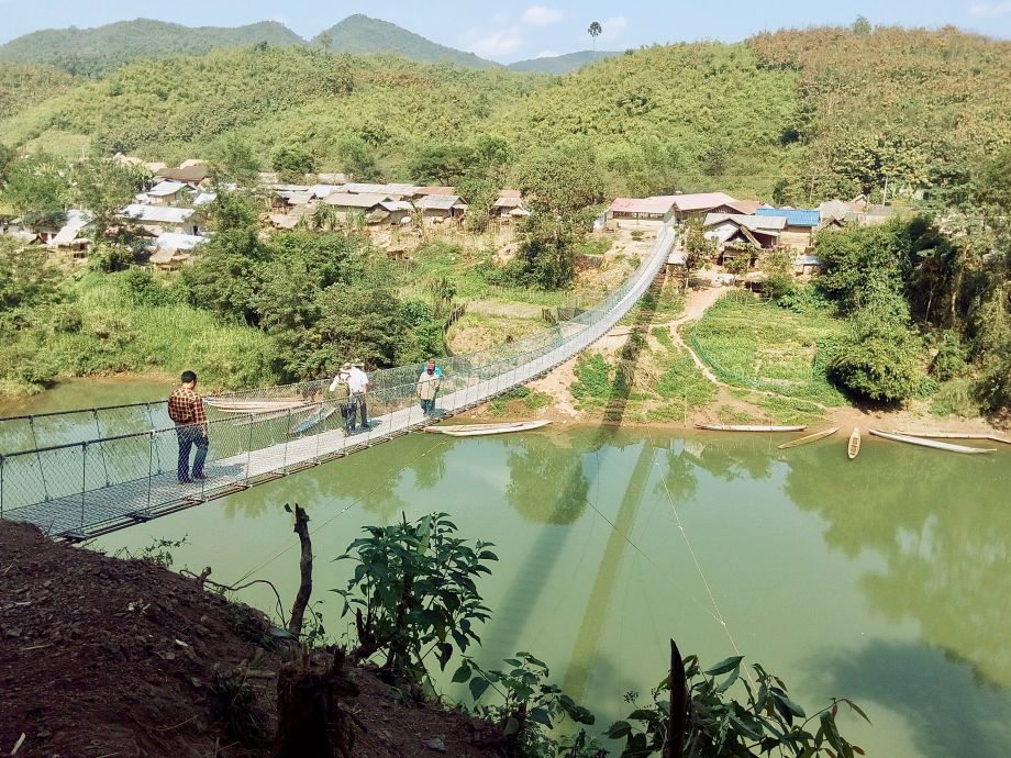 Hängebrücken Laos